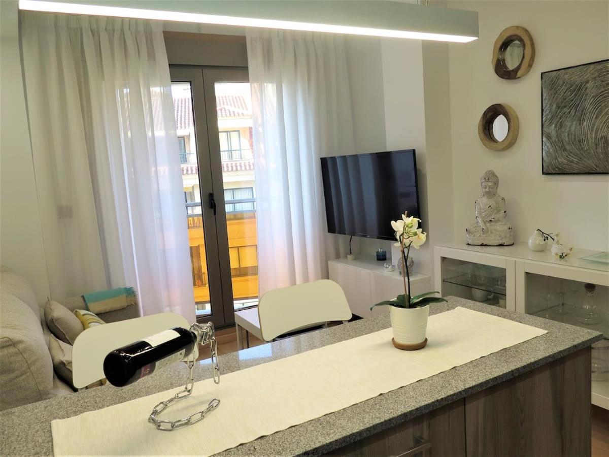 Acogedor Estudio en el corazón del Silgar + Parking Sanxenxo Exterior foto